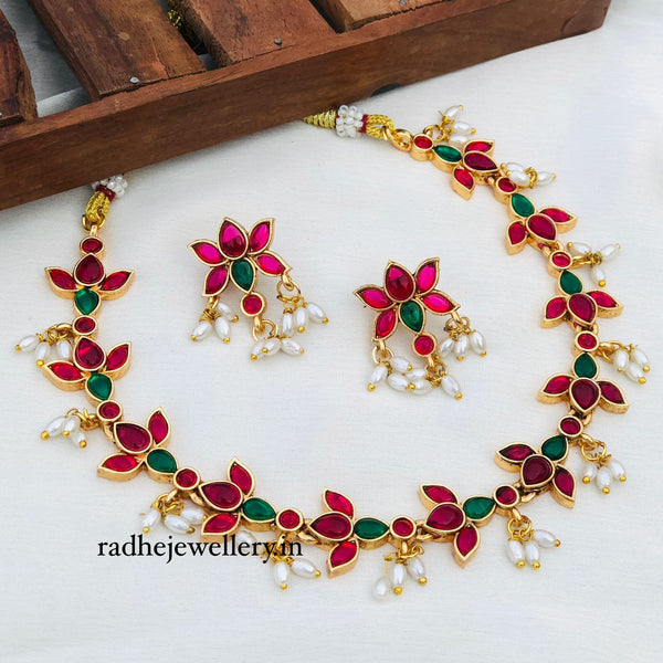 Earrings Red Stone Gold Necklace Designs Wonderful Latest Gold