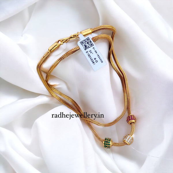 Exclusive Micro Gold Plated Mop Chain – Radhe jewellery