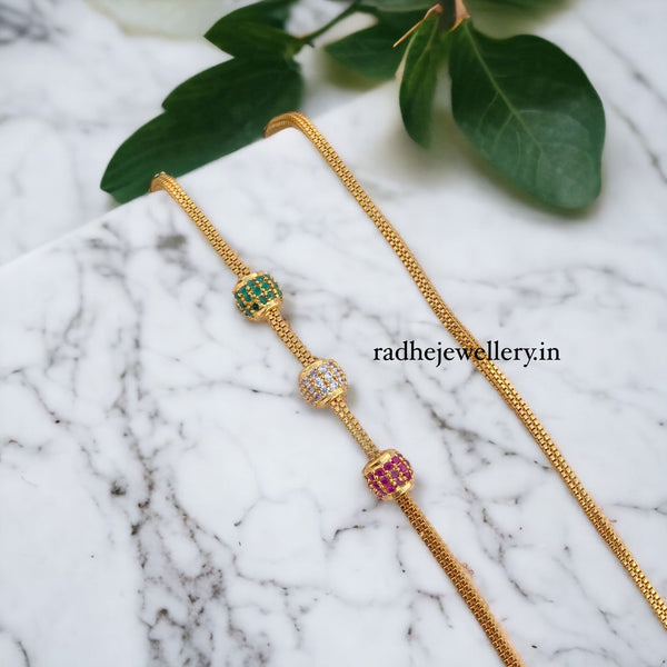 Exclusive Micro Gold Plated Mop Chain – Radhe jewellery