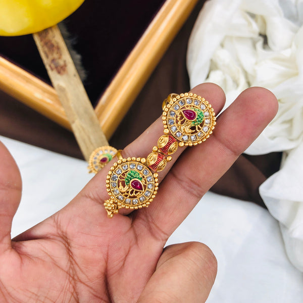 Gold Ring Rakhdi Design In Gold With Price Classic Flowers Rajwadi