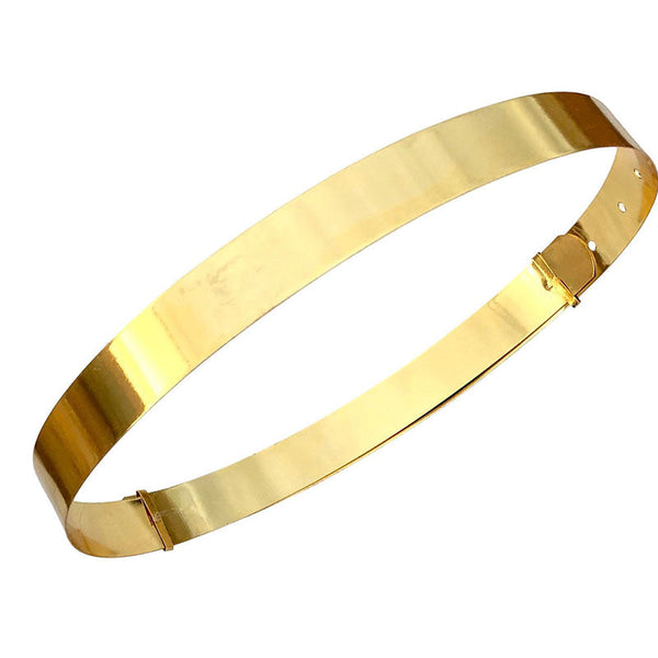 Golden Metal Ladies Waist Belt For Saree, Size: Free Size