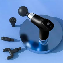 Body Massager Gun with 6-speed, for Pain and Stress Relief with 4 Massage Head, Battery Powered, Black