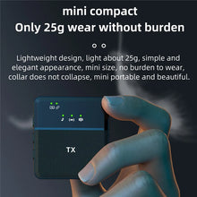 SX9 Wireless Microphone for PC/iPhone, All Smartphones & Camera Collar mic (2 Microphones 1 Receiver) Ultra-Long Life 360 ° Noise Reduction HD Radio Double vlog/Live/Video Recording.