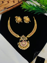 Traditional Gold Plated Kundan Pearl Choker Necklace Set With Earrings