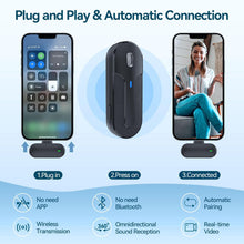 2in1 Wireless Mic with Charging Case - Noise Cancellation Wireless Mic for Youtubers - Wireless Microphone System Compatible with iPhone and Android Plug & Play, Vlog (D156)