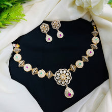 Floral Kundan Designer Necklace Set