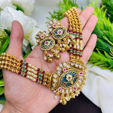 Royal Pearl Kundan Choker Necklace Set