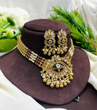 Royal Pearl Kundan Choker Necklace Set