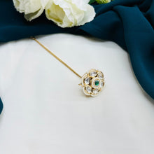 Premium Kundan Pearl Maang Tikka | Bridal Hair Accessory