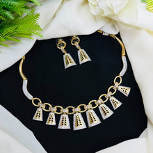 Premium Ruby AD Stone Designer Necklace Set