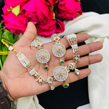 Designer Pearl & Emerald Necklace