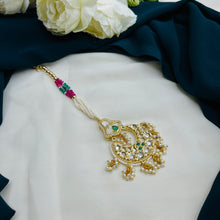 Premium Kundan Pearl Maang Tikka