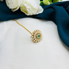 Premium Kundan Pearl Maang Tikka | Bridal Hair Accessory