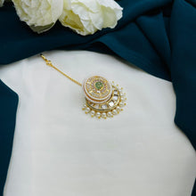 Premium Kundan Pearl Maang Tikka | Bridal Hair Accessory
