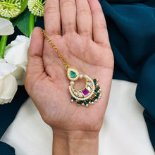 PPremium Kundan Chandbali Maang Tikka