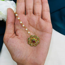 Premium Kundan Pearl Maang Tikka | Bridal Hair Accessory