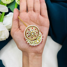 Premium Kundan Pearl Maang Tikka | Bridal Hair Accessory (Copy)