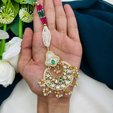 Premium Kundan Pearl Maang Tikka