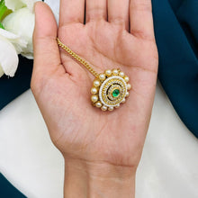 Premium Kundan Pearl Maang Tikka | Bridal Hair Accessory