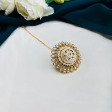 Premium Kundan Pearl Maang Tikka | Bridal Hair Accessory