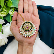 Premium Kundan Pearl Maang Tikka | Bridal Hair Accessory