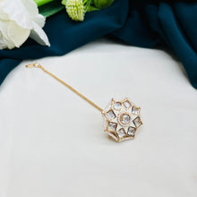 Premium Kundan Pearl Maang Tikka | Bridal Hair Accessory