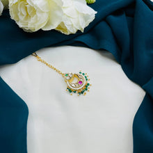PPremium Kundan Chandbali Maang Tikka