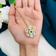 Premium Kundan Pearl Maang Tikka | Bridal Hair Accessory