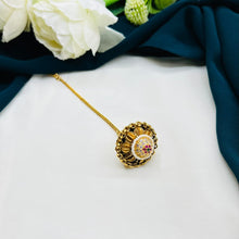 Premium Kundan Pearl Maang Tikka | Bridal Hair Accessory