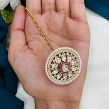 Premium Kundan Pearl Maang Tikka | Bridal Hair Accessory