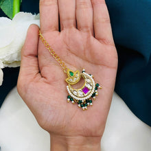 PPremium Kundan Chandbali Maang Tikka
