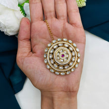 Premium Kundan Pearl Maang Tikka | Bridal Hair Accessory