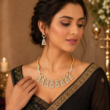 Premium Ruby AD Stone Designer Necklace Set