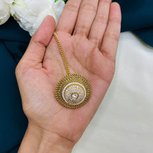 Premium Kundan Pearl Maang Tikka | Bridal Hair Accessory