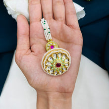 Premium Kundan Pearl Maang Tikka | Bridal Hair Accessory