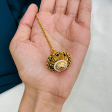 Premium Kundan Pearl Maang Tikka | Bridal Hair Accessory