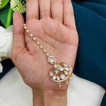 Premium Kundan Pearl Maang Tikka