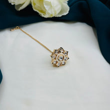 Premium Kundan Pearl Maang Tikka | Bridal Hair Accessory