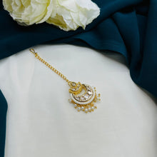PPremium Kundan Chandbali Maang Tikka