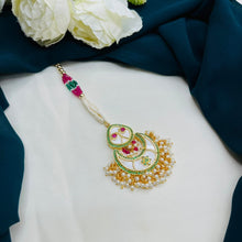 Premium Kundan Pearl Maang Tikka