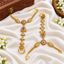 Royal Jadau Kundan Haath Phool Pair
