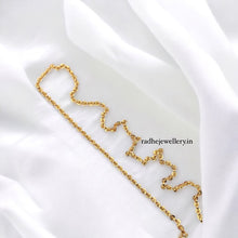 Covering Micro Gold Chain For Daily Use, 24ct Pure Gold Plated Polish