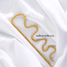 Covering Micro Gold Chain For Daily Use, 24ct Pure Gold Plated Polish