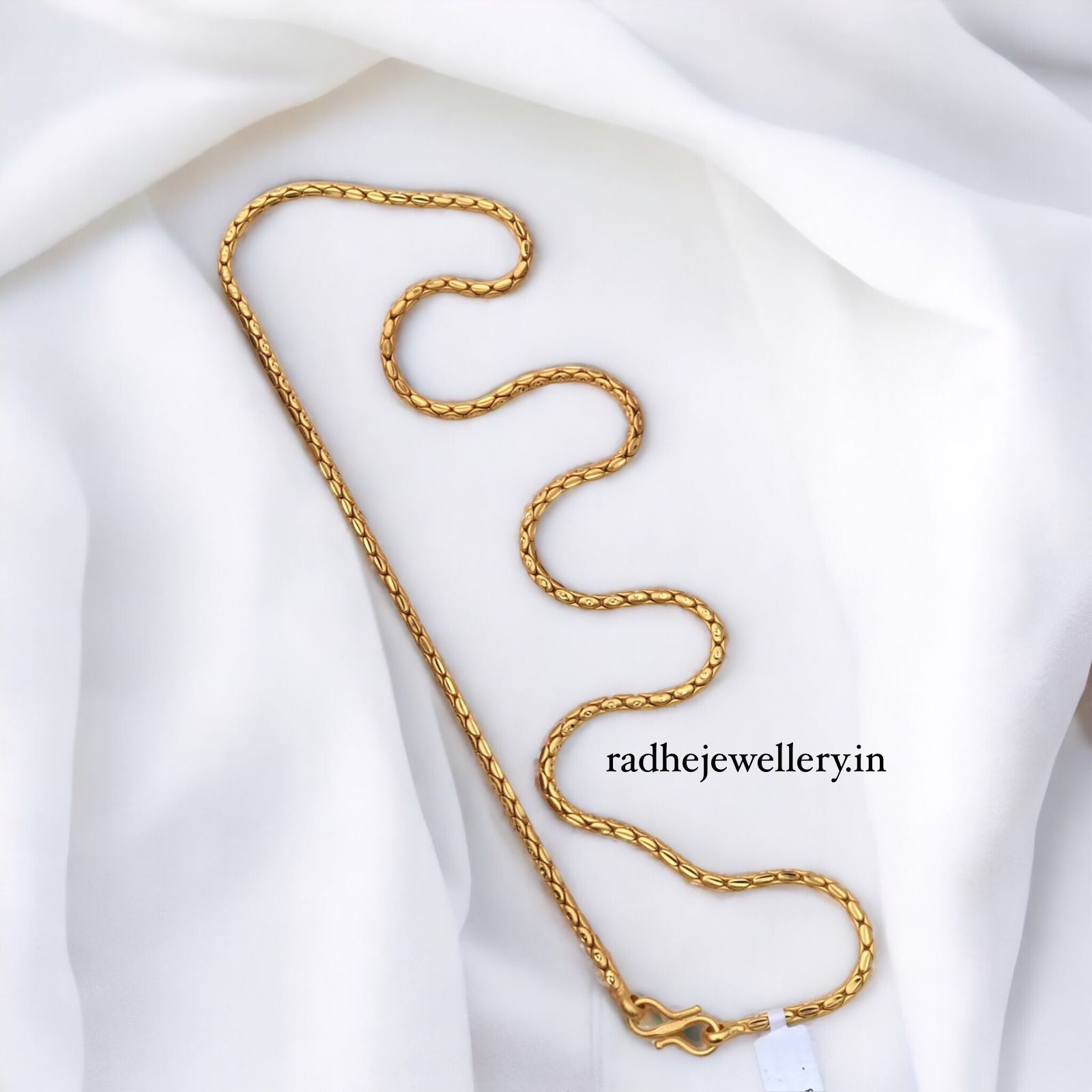 Covering Gold Foming Chain For Daily Use, 24ct Pure Gold Plated Polish