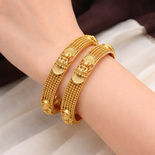 Traditional Lakshmi Design Gold Plated Bangles for Women | Bridal Temple Jewellery Kada Set