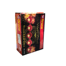 Water Sensor Electric LED Diyas Flameless & Smokeles Diwali Light Diya Warm Lights.(Brown, Set Of 12)