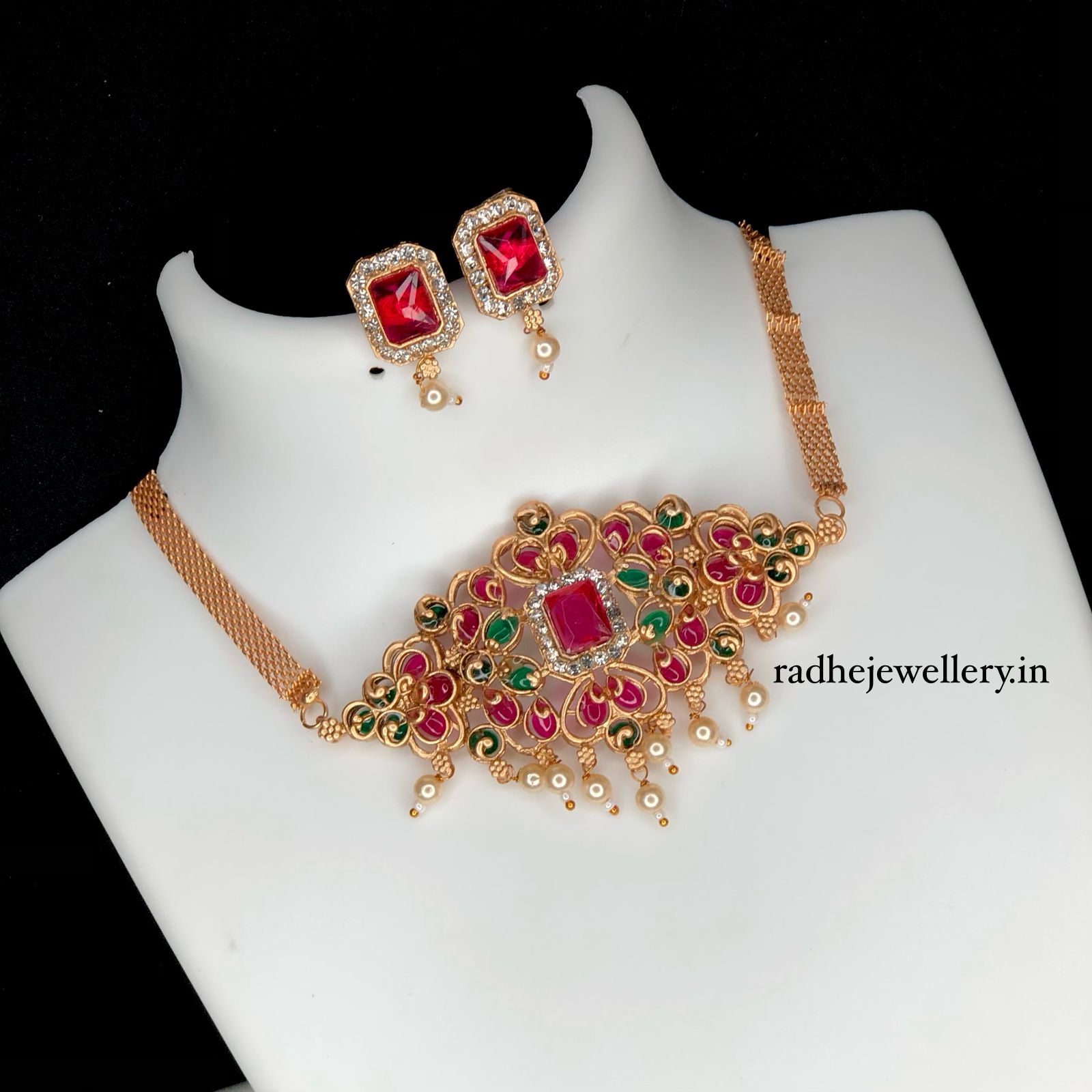 Wonderful Latest Gold Necklace Designs Antique Jewellery