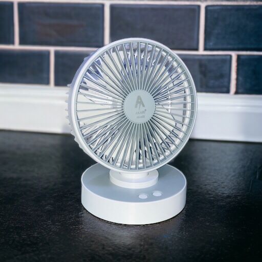 Rechargeable Mini Desk fan, Akari-602