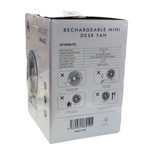 Rechargeable Mini Desk fan, Akari-602