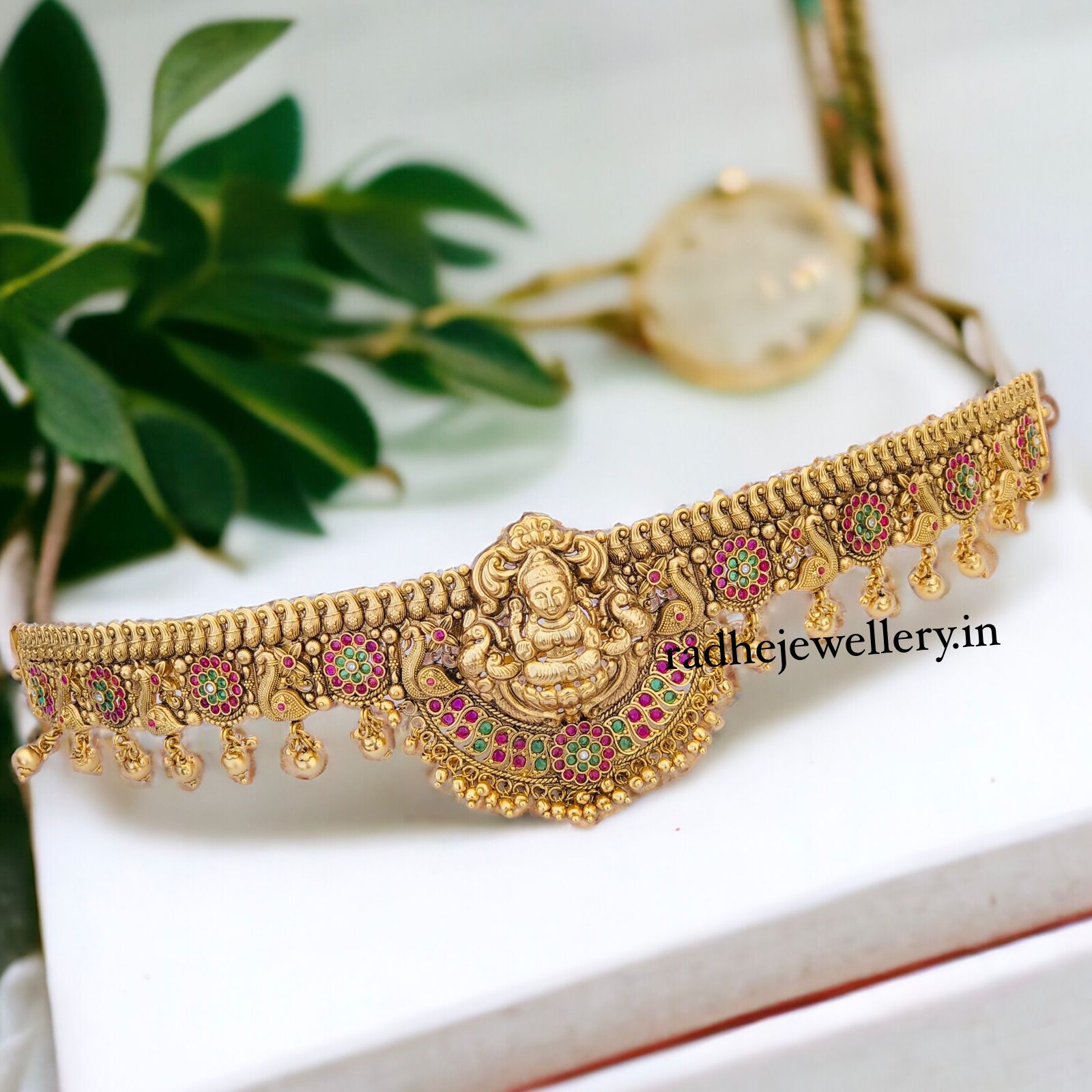 Traditional Lakshmi Temple Hip Belt